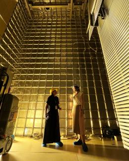 Artist Tania Candiani Visiting the Neutrino Platform at CERN