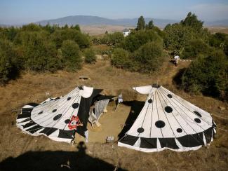 Work by Charley Case at Caza d'Oro, France