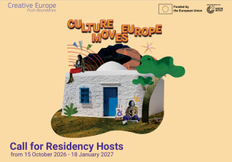 Culture Moves Europe: Call for residency hosts 2026-2027