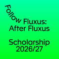 Follow Fluxus - Scholarship 2026/27