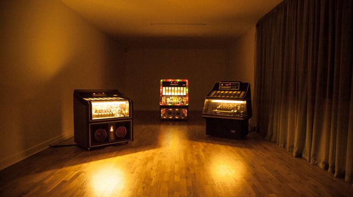 Yuri Suzuki Jukebox (2013) installation view. Courtesy the artist