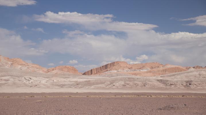 A view on a mountainous desert.