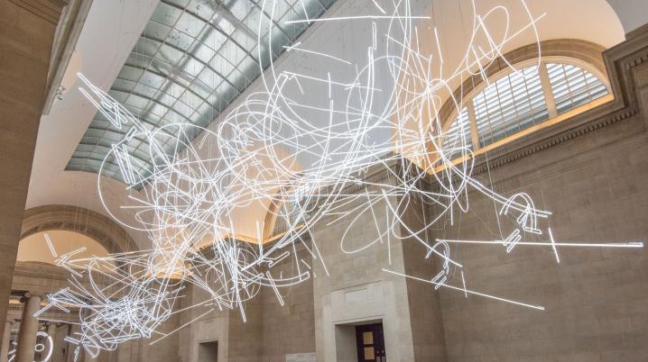 Cerith Wyn Evans, Forms in Space…by Light (in Time), 2017. © Tate. 