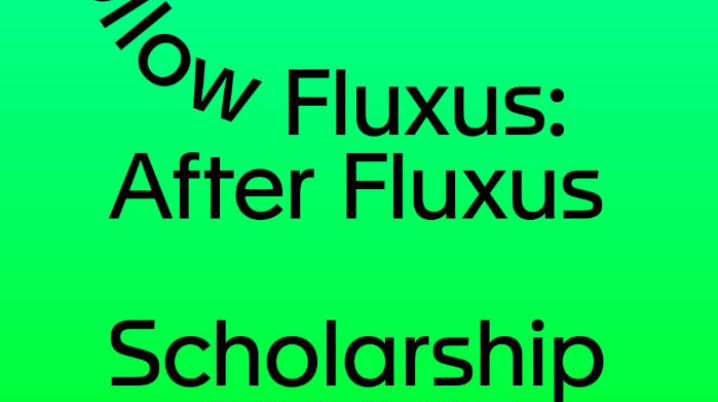 Follow Fluxus - Scholarship 2026/27