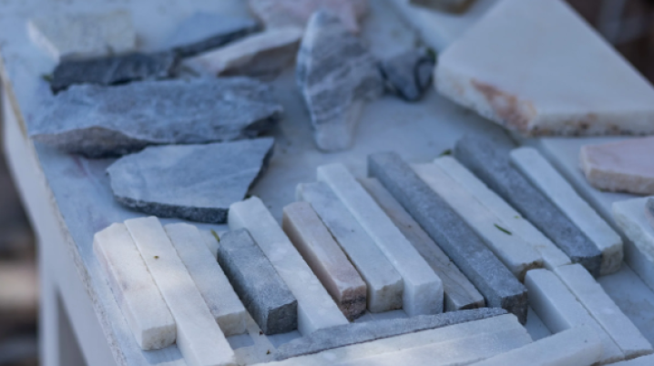 Marble carving workshop at OBRAS