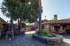 Courtyard at Casa Bagnolo, main hub of the residency